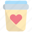 coffee cup, coffee, beverage, drink, love, heart, friendship 