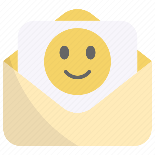 Mail, email, message, smiley, friendship, envelope, expression icon - Download on Iconfinder