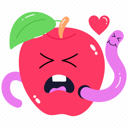 Bad apple, rotten apple, rotten fruit, best friends, rotten food icon - Download on Iconfinder
