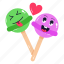 cute pops, cute lollipops, best friends, sweetmeat, sweet sticks 