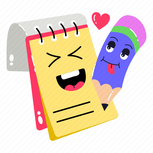 Exercise book, notepad, writing book, article writing, best friends icon - Download on Iconfinder