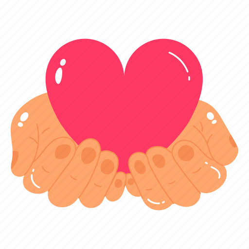 Giving love, giving heart, heart shape, love, affection icon - Download on Iconfinder