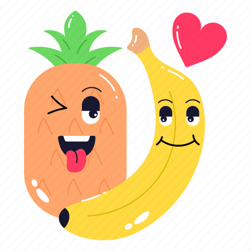 Healthy food, fresh fruits, organic food, organic diet, best friends icon - Download on Iconfinder