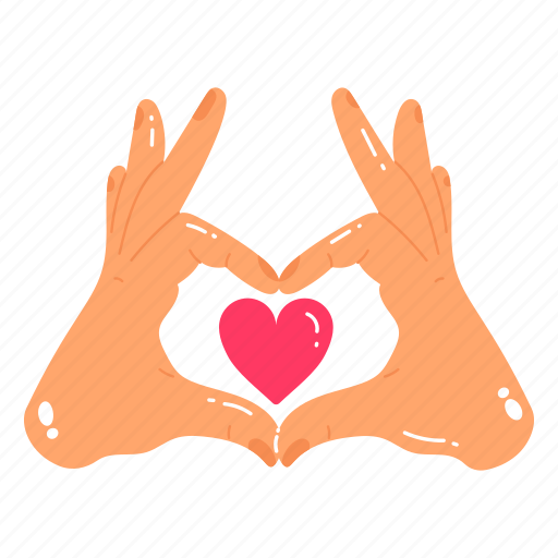 Love gesture, making heart, heart gesture, friends love, heart sign icon - Download on Iconfinder