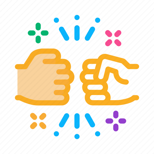 Bump, fist, friend, friendship, gesture, handshake, relation icon - Download on Iconfinder