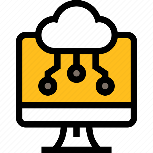 Network, server, connection, computer, cloud, storage, database icon - Download on Iconfinder