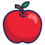 apple, healthy, organic, food, fruit icon 