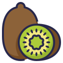 kiwi, healthy, organic, food, fruit icon