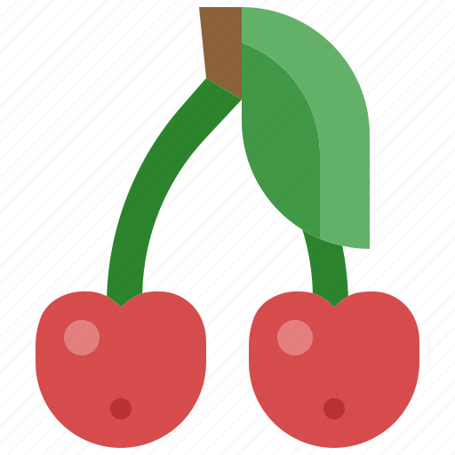 Cherry, fruit, berry, bunch, sundae, dessert, ripe icon - Download on Iconfinder