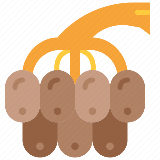 Date, palm, fruit, arab, bunch, tropical, islam icon - Download on Iconfinder
