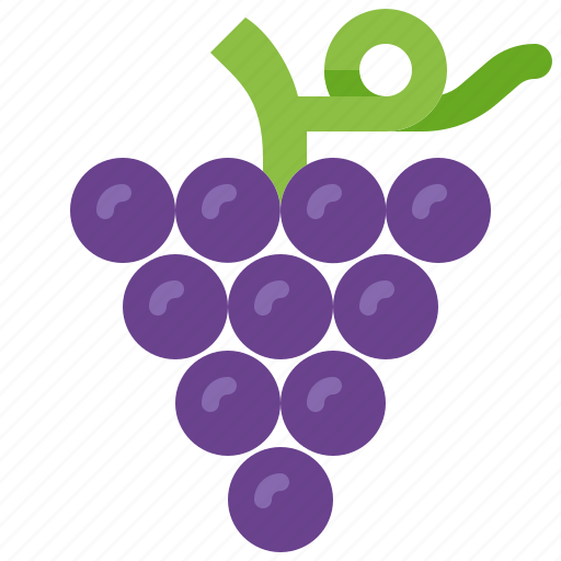 Grape, wine, fruit, bunch, juice, berry, healthy icon - Download on Iconfinder