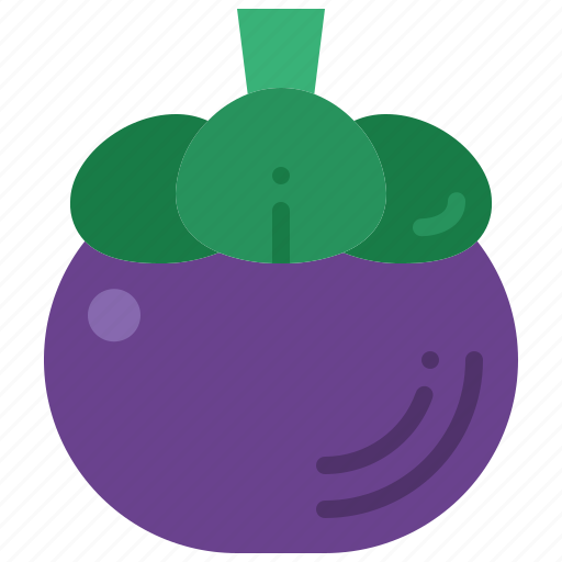 Mangosteen, tropical, exotic, fruit, asia, sweet, food icon - Download on Iconfinder