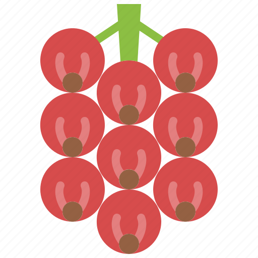 Redcurrant, berry, fruit, ripe, jam, juicy, healthy icon - Download on Iconfinder