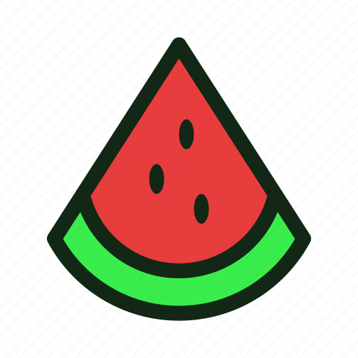 Watermelon, fruit, summer, snack, tropical, juice, picnic icon - Download on Iconfinder