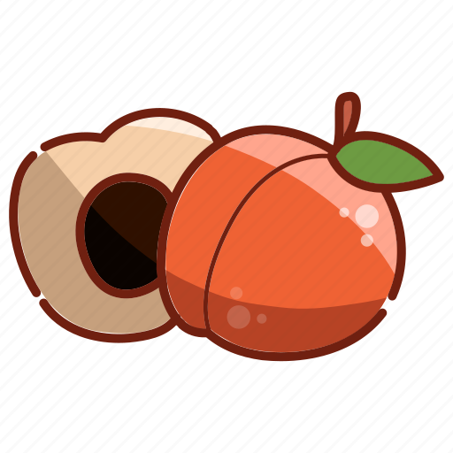 Fruit, peach, apricot, plum, healthy, food, healthy food icon - Download on Iconfinder