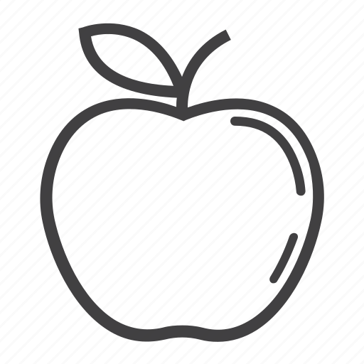 Apple, diet, food, fresh, fruit, healthy, vegetarian icon - Download on Iconfinder