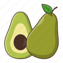 avocado, fresh, fruit, healthy, tropical 