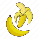 banana, fresh, fruit, sweet, tropical 