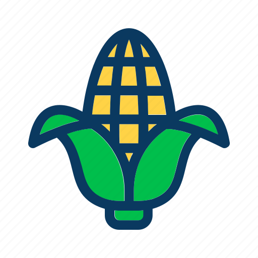 Corn, food, fresh, healthy, maize, organic, vegetable icon - Download on Iconfinder