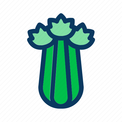 Celery, food, fresh, healthy, meal, organic, vegetable icon - Download on Iconfinder