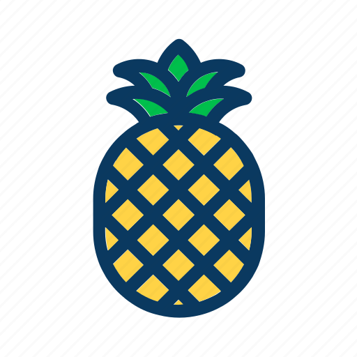 Food, fresh, fruit, healthy, organic, pineapple, tropical icon - Download on Iconfinder