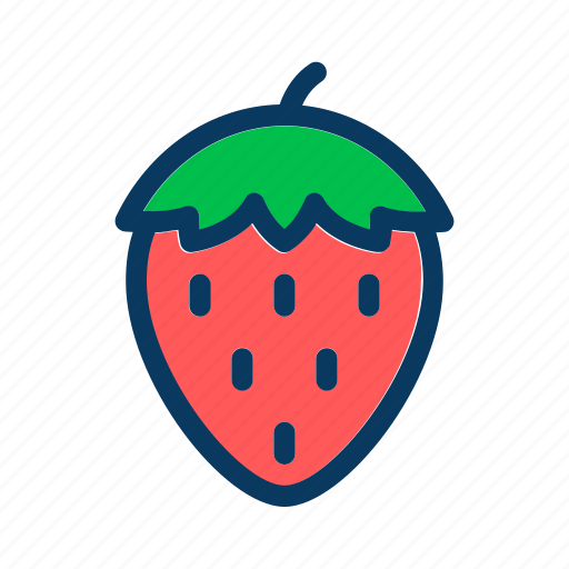 Food, fresh, fruit, healthy, organic, strawberry icon - Download on Iconfinder