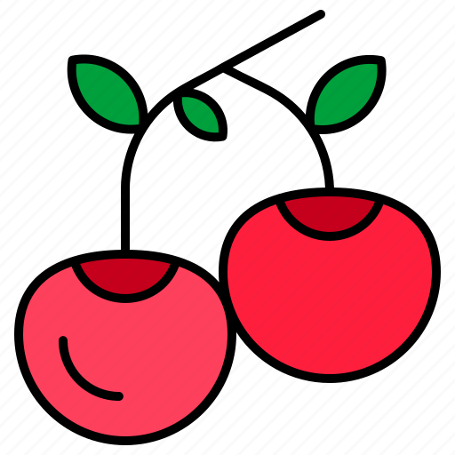 Cherry, food, fruit, fruits, restaurant, sweet icon - Download on Iconfinder