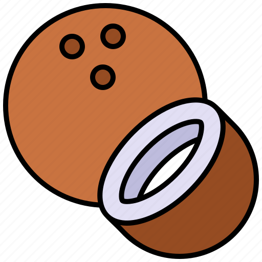 Coconut, eat, food, fruit, meal, tropical icon - Download on Iconfinder