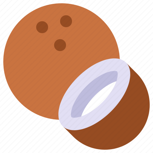 Coconut, eat, food, fruit, tropical icon - Download on Iconfinder