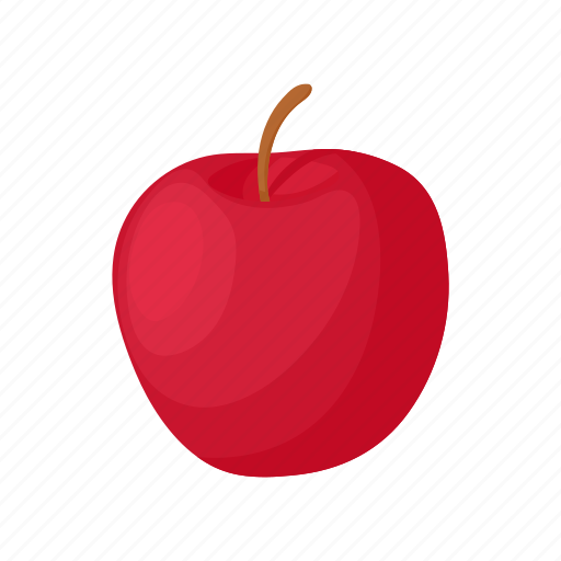 Apple, cartoon, delicious, diet, food, red, sweet icon - Download on Iconfinder