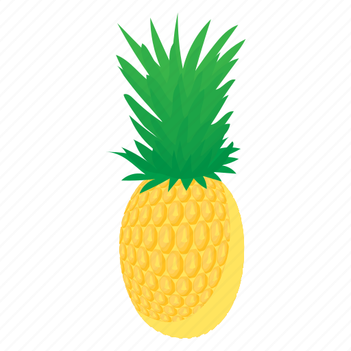 Cartoon, fresh, fruit, juicy, nature, pineapple, ripe icon - Download on Iconfinder