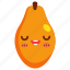 avatar, cartoon, character, cute, papaya, tropical 