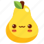 avatar, cartoon, character, cute, fruit, pear 