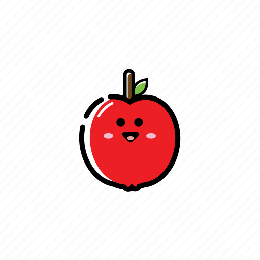 Apple, fruit, smiling, apples icon - Download on Iconfinder