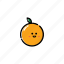 orange, vector, fruit, citrus 