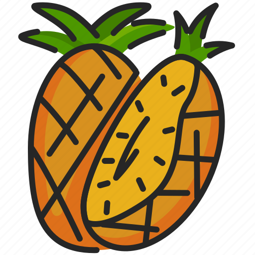 Ananas, pineapple, fruit, fruits, vitamin, nutrition, organic icon - Download on Iconfinder