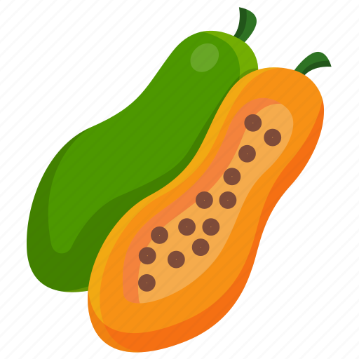 Papaya, fruit, fruits, vitamin, nutrition, organic, food icon - Download on Iconfinder