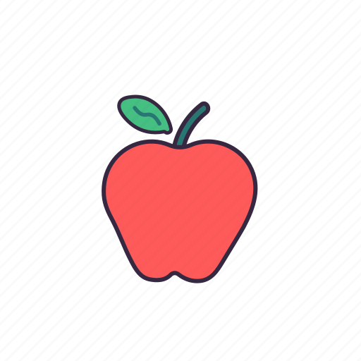 Fruit, fresh, cute, healthy, food, diet, apple fruit icon - Download on Iconfinder