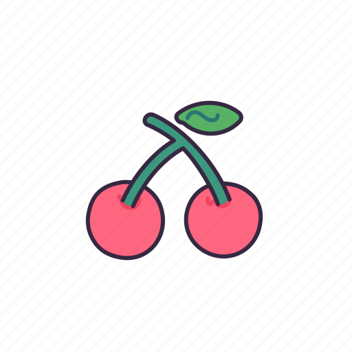 Cherry, fruit, berry, cute, healthy, food, fresh icon - Download on Iconfinder