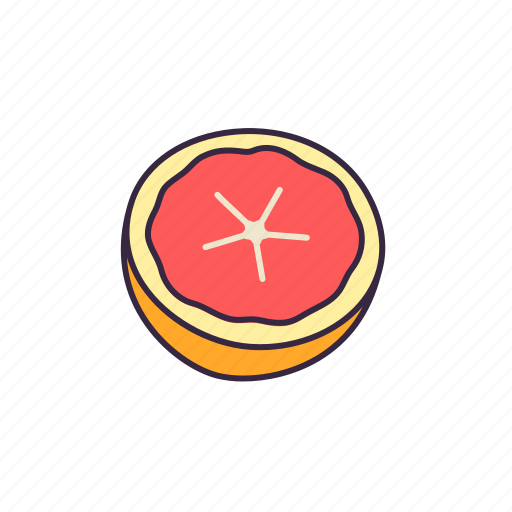 Grapefruit, fruit, fresh, slide, healthy, food, orange icon - Download on Iconfinder