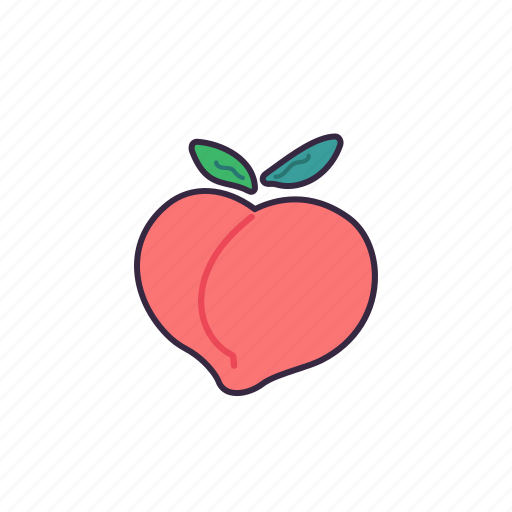Peach, fruit, fresh, cute, healthy, food, juice icon - Download on Iconfinder