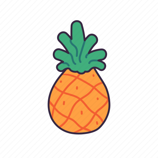 Pineapple, fruit, fresh, cute, healthy, food, juice icon - Download on Iconfinder