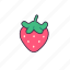 strawberry, fruit, fresh, cute, healthy, food, juice 