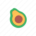 avocado, fruit, fresh, cute, healthy, food, slide