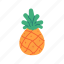 pineapple, fruit, fresh, cute, healthy, food, juice 