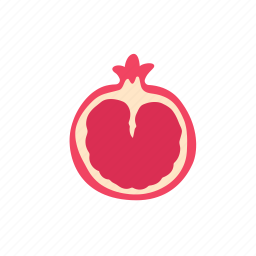 Pomegranate, fruit, fresh, diet, healthy, food, slide icon - Download on Iconfinder