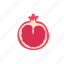 pomegranate, fruit, fresh, diet, healthy, food, slide 