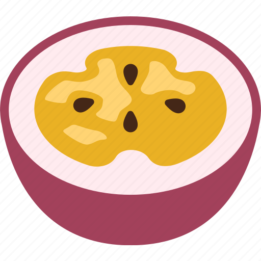 Fruit, grenadille, parcha, passion, passionfruit, tropical icon - Download on Iconfinder