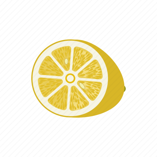 Fruit mix, fruits, lemon, citrus, lemon circle, lemon half, yellow icon - Download on Iconfinder
