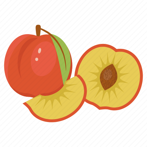 Peach, fruit, peach combination, peach mix, tropical, vitamin, yellow icon - Download on Iconfinder